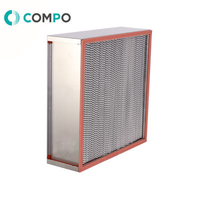 เครื่องกรอง HEPA HVAC Deep Pleat สําหรับระบบระบายอากาศอุตสาหกรรม