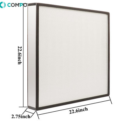 GI Frame Clean Room Hepa Filter Box 99,97% Hiệu suất lọc cho môi trường được kiểm soát
