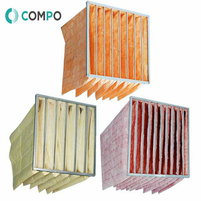 Good price Merv8 Bag Air Filter G4 F5 F6 F7 F8 F9 voor Cleanroom Mau And Ahu-systeem online