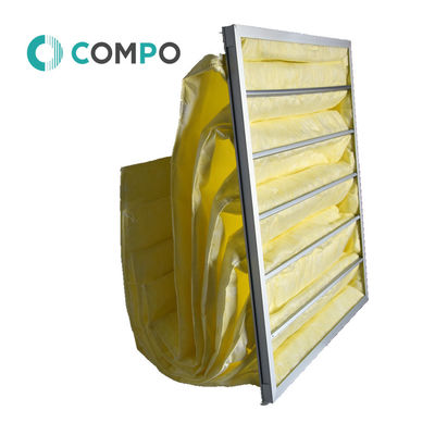 Good price Filtre à air de poche de petit volume 80% d'humidité pour la salle blanche en ligne