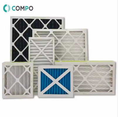 Good price Filtres à air de four HVAC à panneau personnalisé plissé MERV8 11 13 16 Haut rendement en ligne