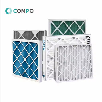 Prezzo buono MERV 8 Fibra sintetica plissata Filtri HVAC Hepa G4 Filtro d'aria primario in linea