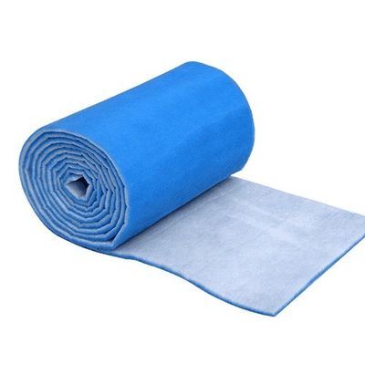 Good price Bahan media filter udara sintetis G3 G4 F5 F6 Biru Warna on line