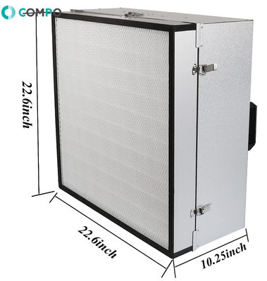 Good price Unità di filtraggio per ventilatori per ambienti sterili con filtrazione ad alta efficienza HEPA H13 in linea