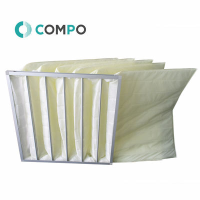 Good price مرشح أكياس تكييف الهواء من الألياف الاصطناعية لنظام HVAC Ahu Cleanroom الانترنت