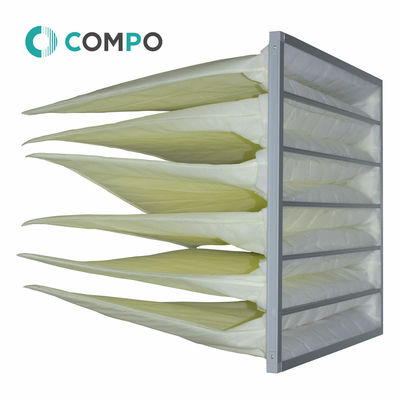 Good price Filtre d'air de poche AHU à cadre galvanisé avec un rendement de filtration de 1 à 5 μM en ligne
