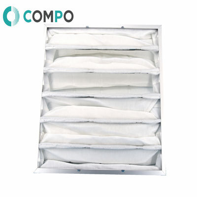 Good price Air Handling Unit AHU System Bag Air Filters met een hoge stofcapaciteit online