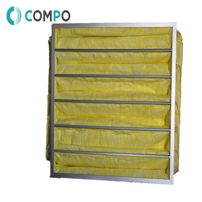 Good price Filtros de AHU de medios sintéticos F5 F6 F7 F8 F9 personalizados para salas limpias en línea