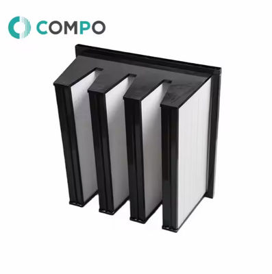 Good price น้ําหนักเบา 4V รัดกรองธนาคารแข็ง V ฝุ่น F5 / F6 ประสิทธิภาพกรองเครื่องปรับอากาศ ออนไลน์